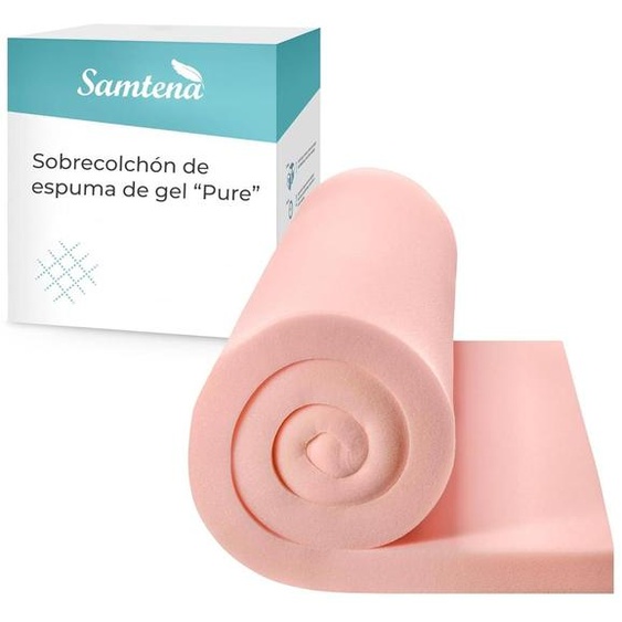 Matelas en gel une personne 80x200x5 cm confortable et rafraîchissant pour lit