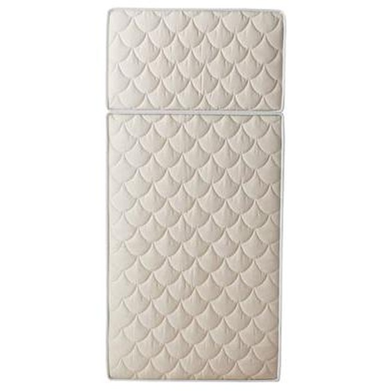Matelas évolutif en 100% coton bio, confort ferme, soutien optimal