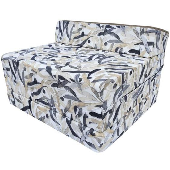 Matelas fauteuil pliant - NATALIA SPZOO - 200x70x10 cm - Mousse Polyurethane - Housse lavable - 1 place