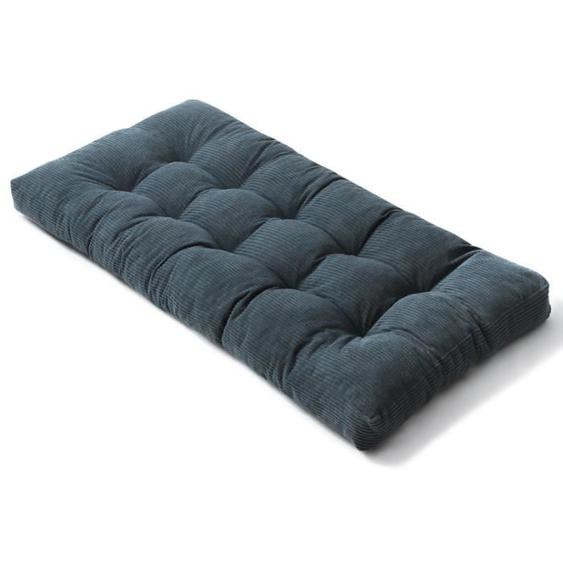 Matelas Futon - BANANAIR - 90x190 cm - Mousse - 1 place - Housse en velours côtelé
