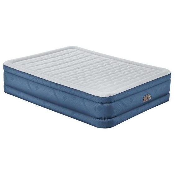 Matelas Gonflable 2 Places Bestway, 203x152x46cm, Pompe Électrique Intégrée, Fortech Snugable Top