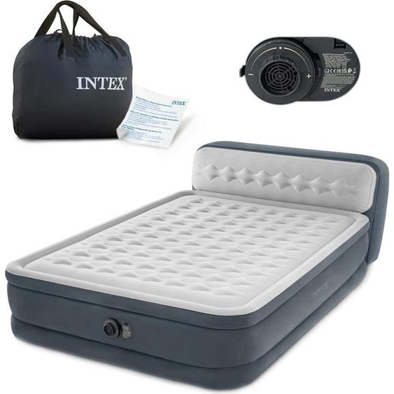 Matelas gonflable 236x152x46 cm avec pompe électrique intégrée INTEX 64448