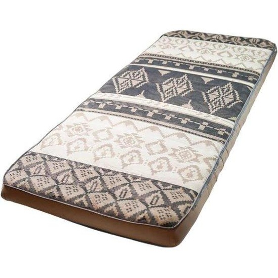 Matelas gonflable Chatou Print Isomat Box pour invités, en coton, gris