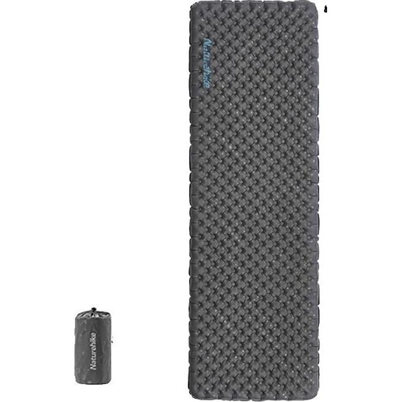 Matelas gonflable, design ultraléger, isolation de valeur 3,5 R, carré Gris L