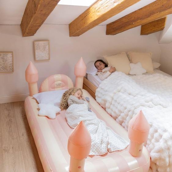 Matelas Gonflable Enfant Pvc Resistant Rose