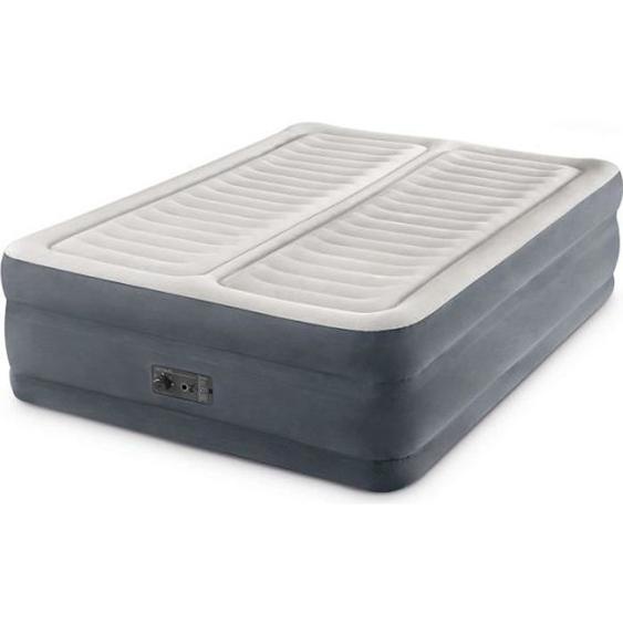Matelas gonflable - INTEX - Dual Zone - 2 places - Fermeté réglable - Flocage doux