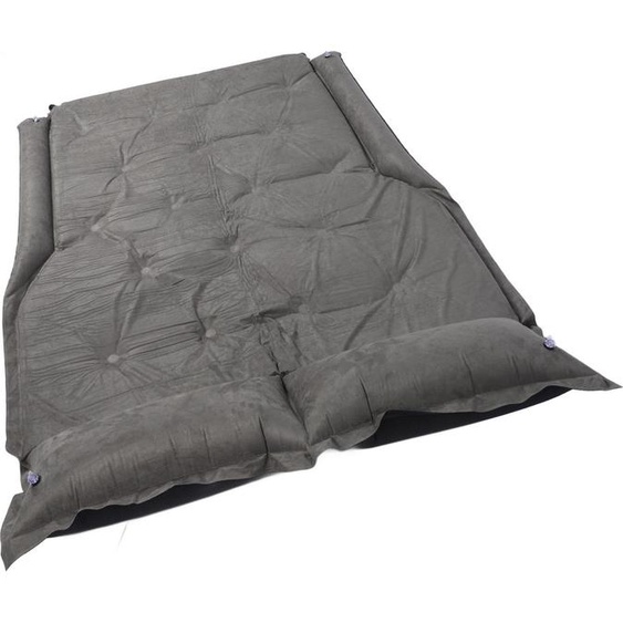 Matelas gonflable SUV, épaisseur 5 cm, lit de voiture gonflable en daim souple avec protections latérales, pour minivan de taille moyenne, gris