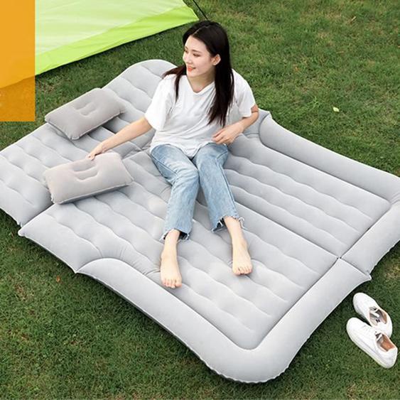 Matelas pneumatique - SURENHAP - Flocage + PVC - 174x126cm - Confortable et durable