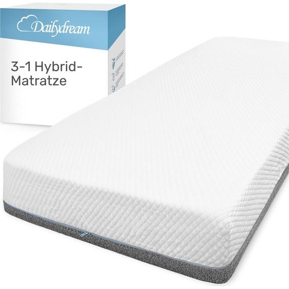 Matelas hybride 3en1 avec ressorts ensachés, mousse froide et mousse à mémoire de forme 90x200x26cm