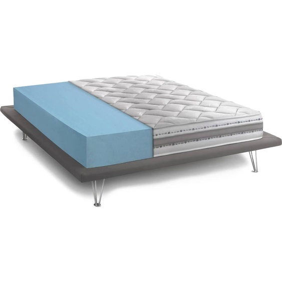 Matelas individuel Dmercat, matelas amovible en mousse à mémoire de forme et waterfoam, 100% Italy, anti-acariens et hypoallergénique, Cm 90x190 h21