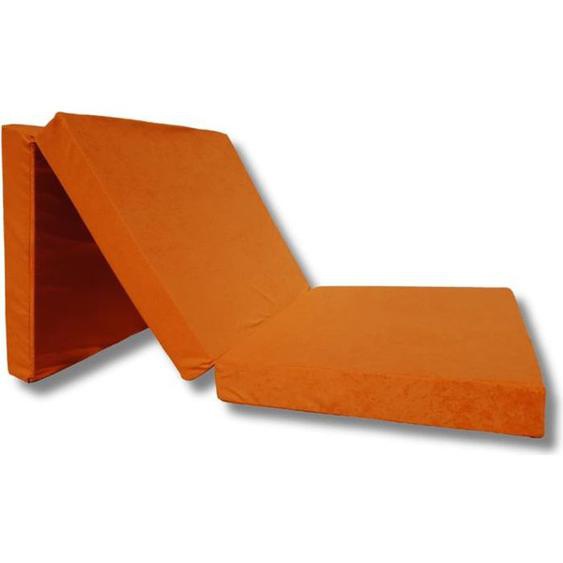 Matelas lit futon pliable pliant 195 x 65 x 10 cm choix des couleurs