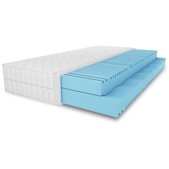 Matelas MERKURY 200x200x15 avec mousse de massage, housse ondulée avec fermeture à glissière