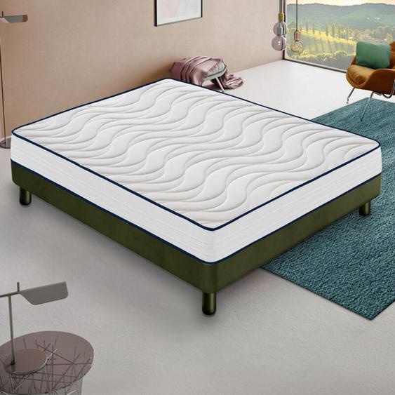 Matelas mousse 160x200 - epaisseur 20 cm - haute densité – modèle cleo