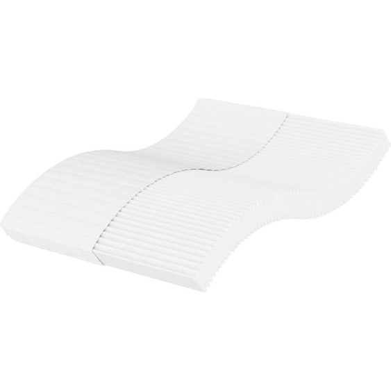 Matelas en mousse blanc 140x200 cm dureté H2 H3