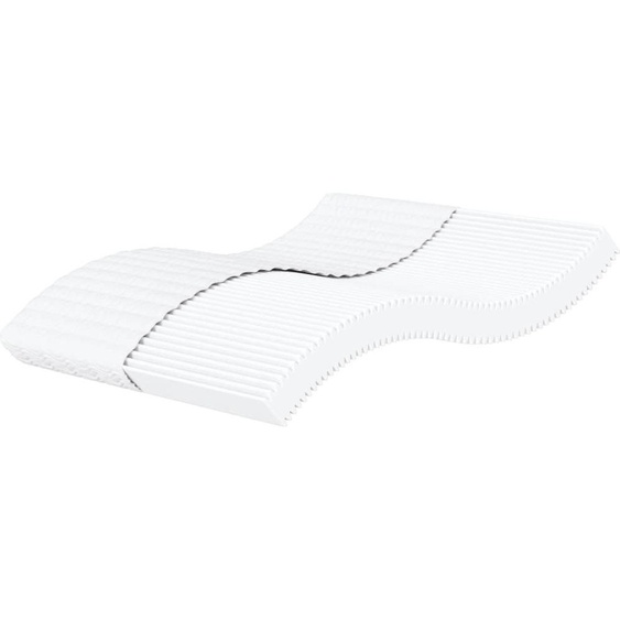 Matelas en mousse blanc 160x210 cm dureté H2 H3