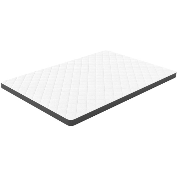 Matelas, mousse, soutien ergonomique, blanc, 180 x 200 x 7 cm