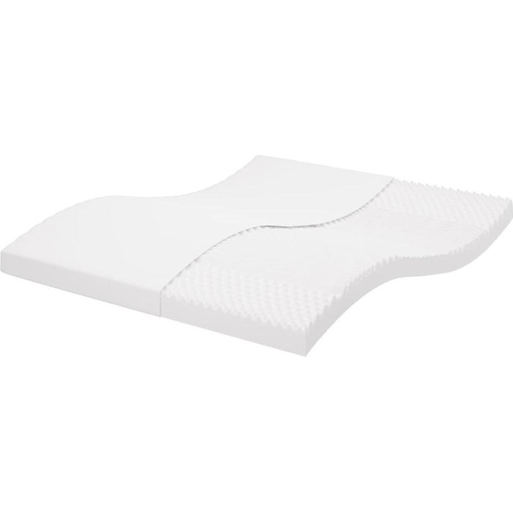 Matelas mousse style industriel Blanc 200x210 cm 7 zones dureté 20 ILD Autres matelas2024 cloris