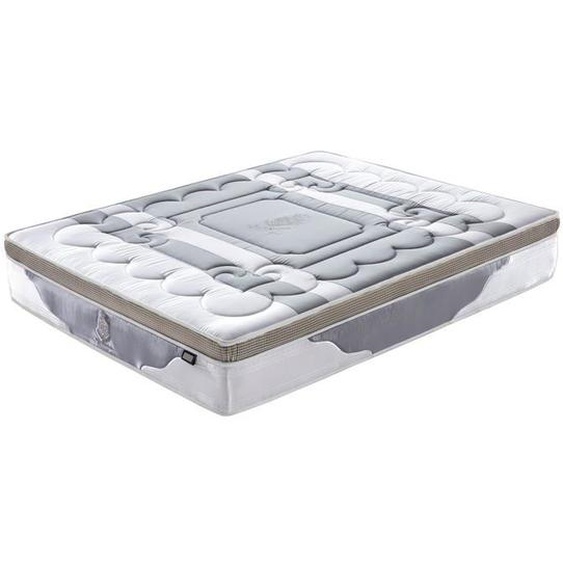 Matelas Platinium Small 200x200 Sampur | Épaisseur 26cm - Mémoire de Forme - Ressorts Ensachés - Latex Naturel - Confort &