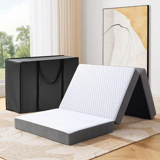 Matelas pliable de 80 x 195 x 15 cm, idéal pour les invités