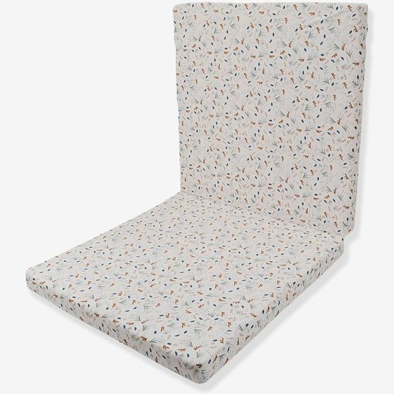 Matelas pliant 2 volets Au fil de lEau bleu imprimé