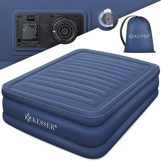 Matelas pneumatique électrique pour 2 personnes, 203 x 152,5 cm, renforcé