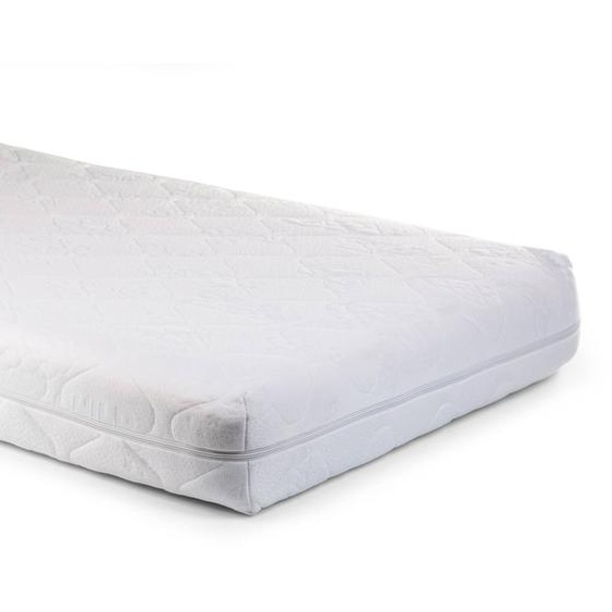 Matelas Pour Enfant + Couvre-matelas Amovible 90x200cm Blanc