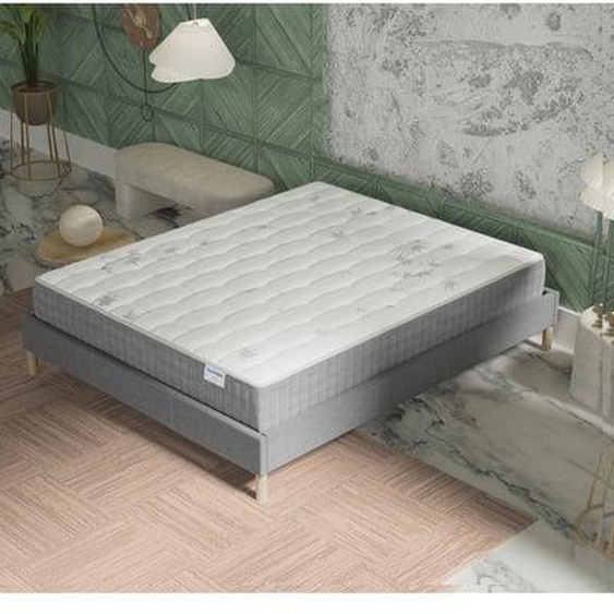 Matelas Ressorts Ensachés et Mousse à mémoire de forme Ép. 25 cm  Galice