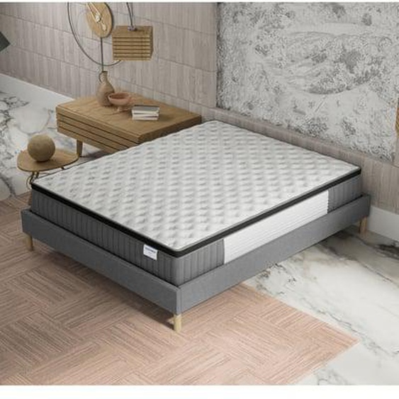 Matelas Ressorts Ensachés et Mousse à mémoire de forme Ép. 30 cm  Elekctra