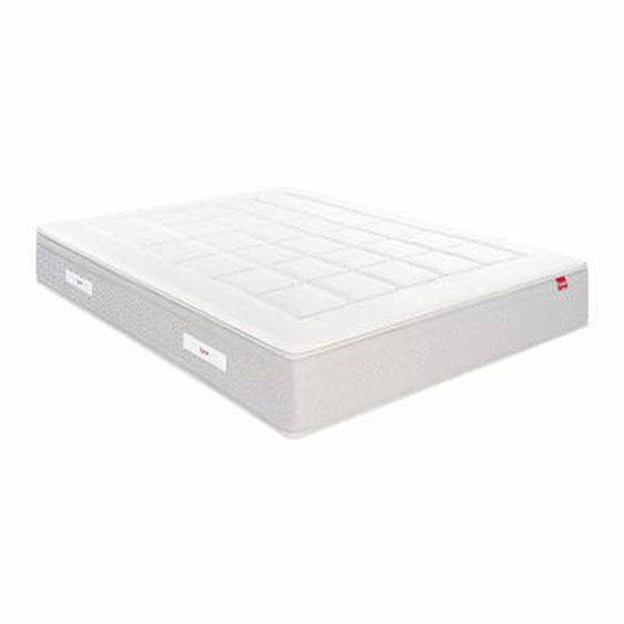 Matelas ressorts ensachés, mémoire de forme et laine LESCAPADE