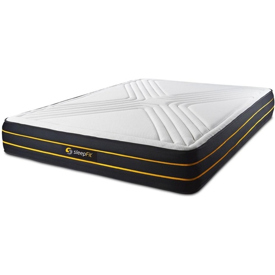 Matelas ULTRA 160x200cm, mousse à mémoire de forme et micro-ressorts ensachés, degré de fermeté 2, hauteur : 26cm, 7 zones de confort