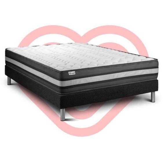 Matelas - VITALIT - VITALPOWER ZEN - Mousse à mémoire de forme - Ferme - 200 x 200 cm