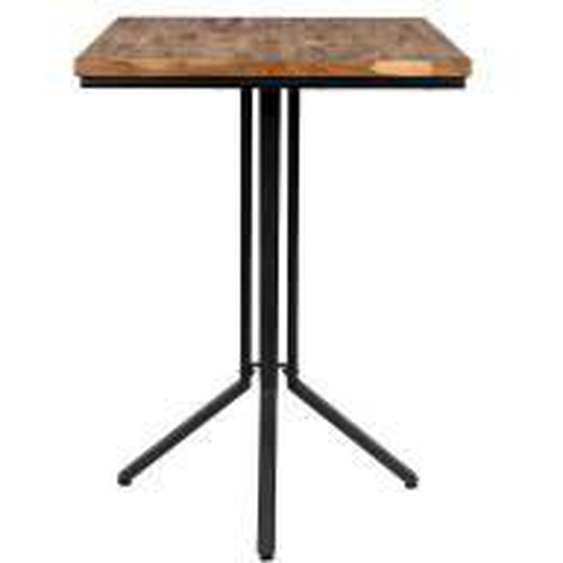 MATHI DESIGN MAZE - Table bar plateau bois naturel L75 Marron clair 0.000000
