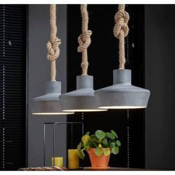 MATHI DESIGN Suspension triple Cordes Gris 0.000000