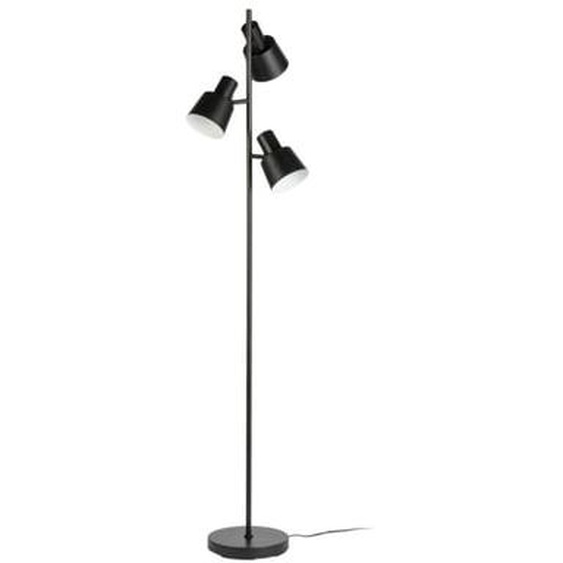 Lampadaire BARRY en métal Noir, compatible culot E14, 15W