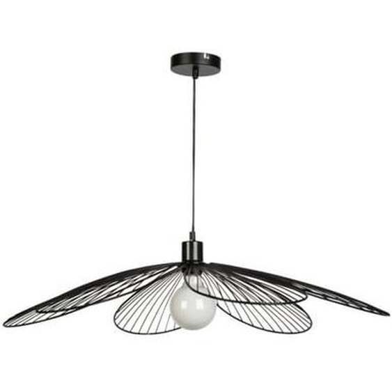 Suspension FLORA en métal Noir, compatible culot E27, 25W