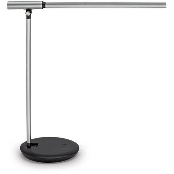 Maul Lampe de bureau Ruby - Led intégrée - Bras et tête articulés - Module Led orientable - Port USB - Gris