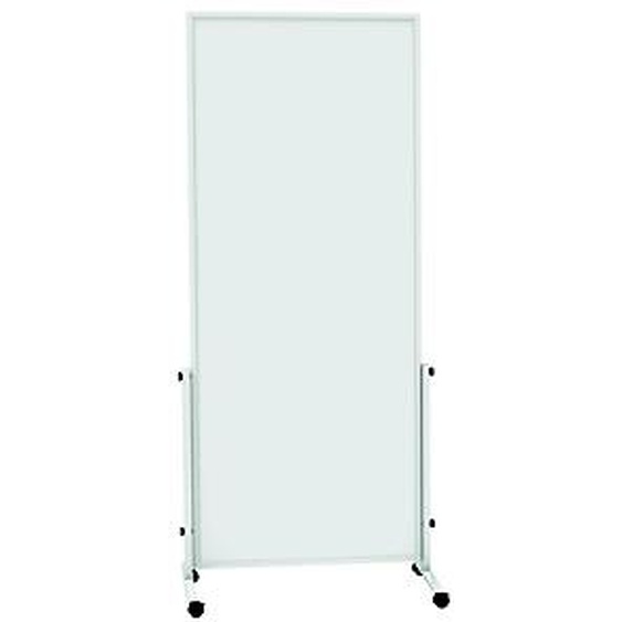 Maul Tableau blanc mobile double face Solid - Surface magnétique - Tôle acier plastifiée - L.75 x H.180 cm
