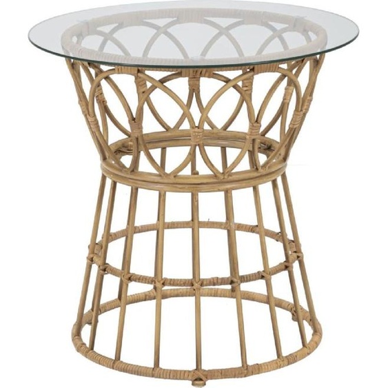 Mauro Ferretti Panama table basse ronde Ø 50x50 cm marron