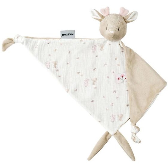 Maxi Doudou Biche Blanc-sable Beige, Blanc