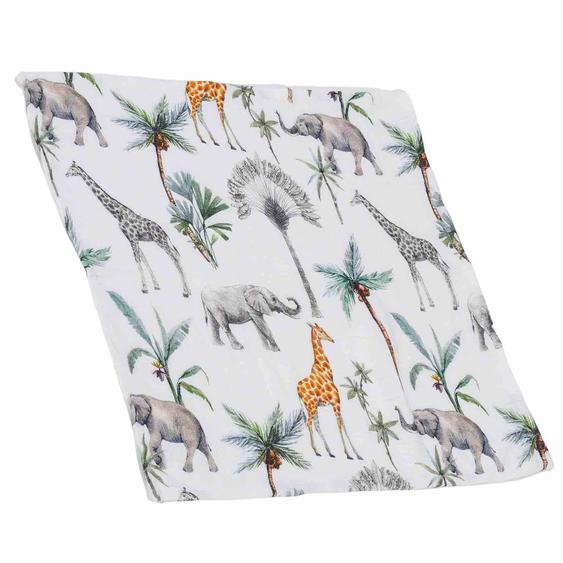 Maxi Lange En Bambou Safari Safari, Vert, Gris, Blanc