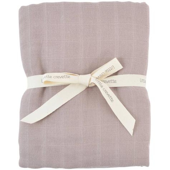 Maxi Lange Gaze De Coton Bio Arc-en-ciel Lilas