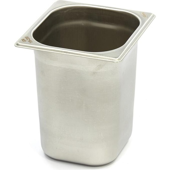 Maxima - Récipient Gastro Gastronorm - 1/6 GN - 20 cm de profondeur - Acier inoxydable