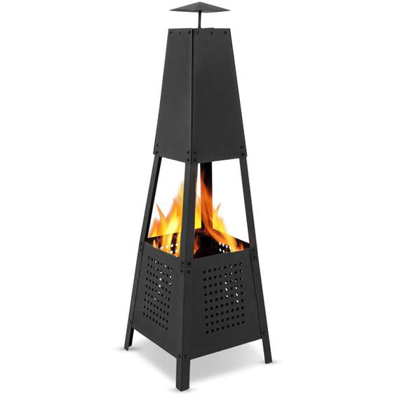 Maxxgarden - Brasero Pyramid Ø35×100 cm - Cheminée de jardin -