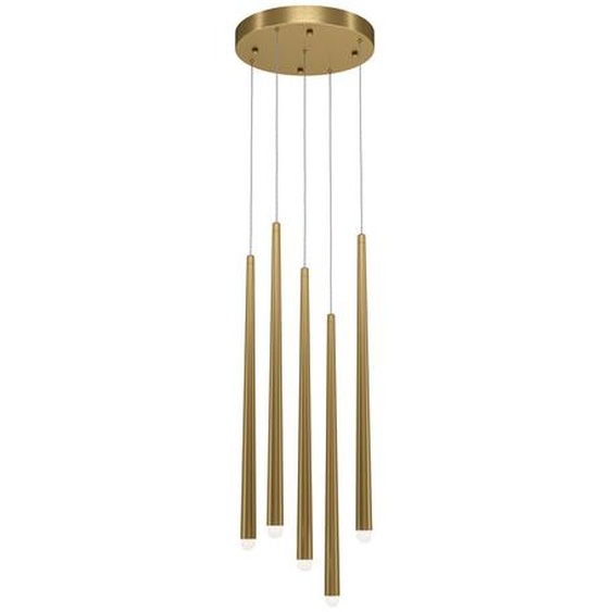 Maytoni Lampe à suspendre Cascade Brass MOD132PL-L36BSK2
