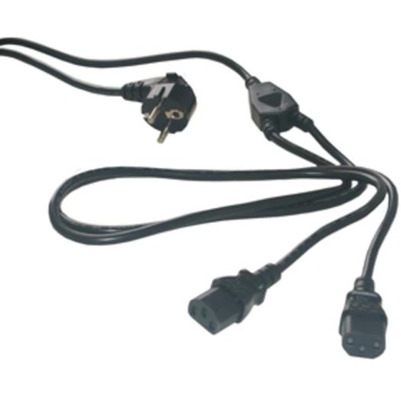 MCL Power Cable Black 2.0m, 2 m MC909-2M