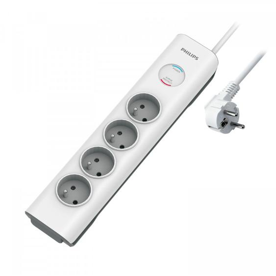 MCL SPN7040WA/19, 2 m, Intérieure, Blanc, 4 sortie(s) CA, 230 V, 50 Hz