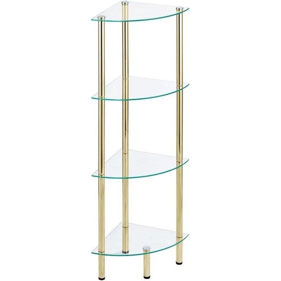 mDESIGN 13020MDHS, Verre, Acier, Laiton, Transparent