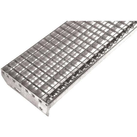 MEA - marche descalier en caillebotis galvanisé 800x270mm maille 30/30