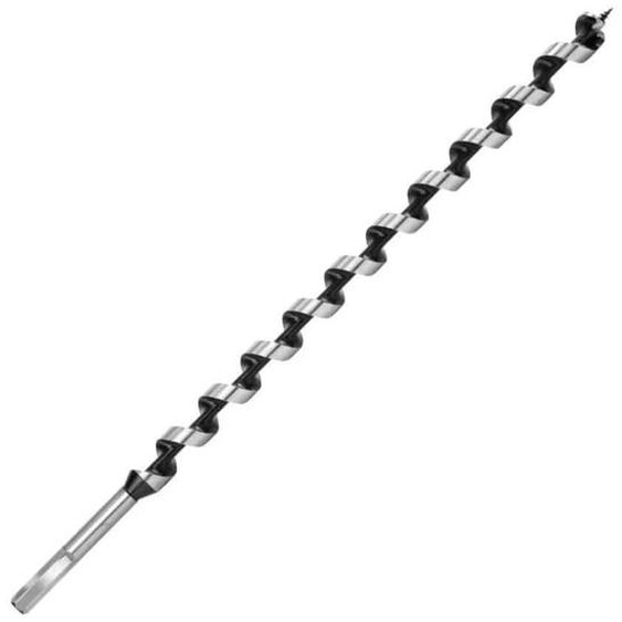 Mèche Hélicoïdale Acier D.26 x Lu. 520 x Lt. 600 mm - Q. 6 Pans - Précision et Performance pour Charpente - Diamwood