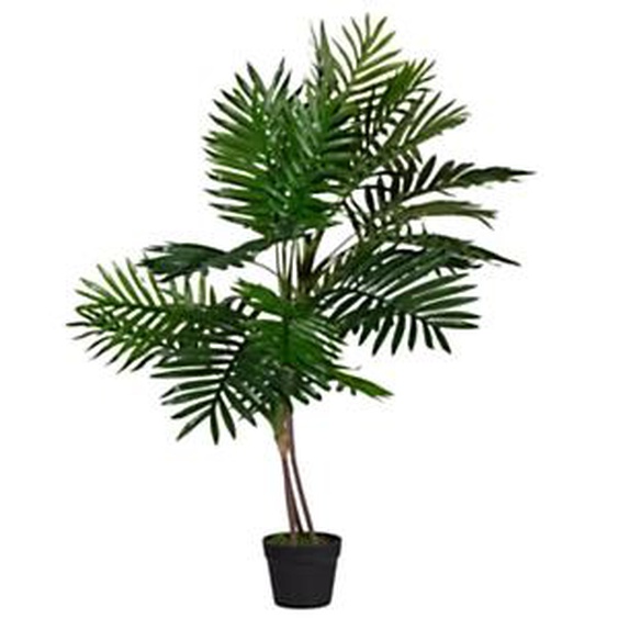 Meet Paperflow Plante artificielle Palmier H. 115 cm - Feuillage plastique vert